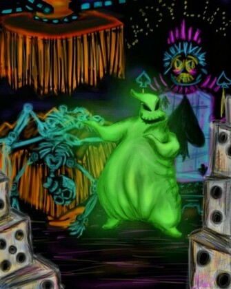 Oogie Boogie Gothic Art Cartoons