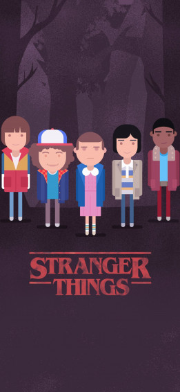 Stranger Things Minimalism 4k HD W iPhone X