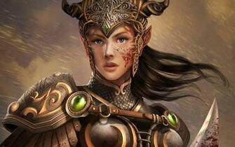 Female Elf Warrior Wallpaper Hq Desktop
