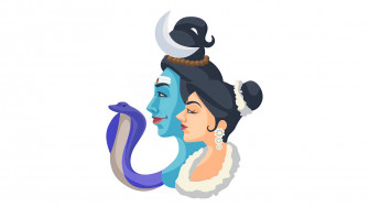 Shiv Parvati HD Wallpaper Cartoon