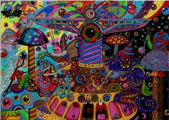 Round By Acid Flo Traditional Art Drawings Psychedelic