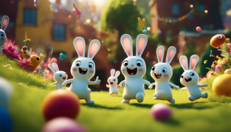 Rabbids Invasion Wallpaper