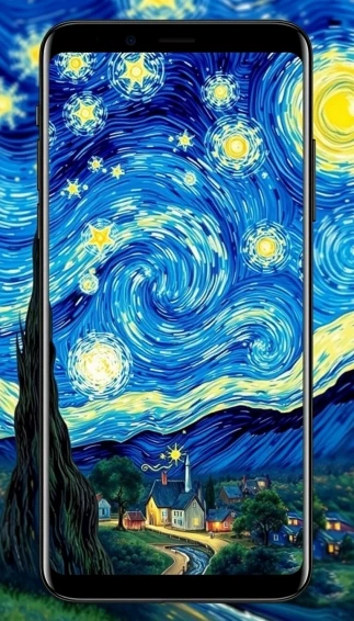 Starry Night Phone Wallpaper
