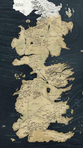 Game Of Thrones Map Mobile Wallpaper