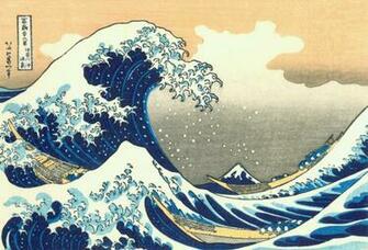 The Great Wave At Kanagawa Wallpaper Japanese Art Desktop
