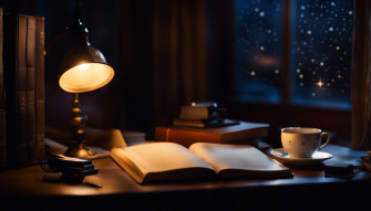 Late Night Study Wallpaper