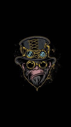 Music Monkey iPhone Wallpaper 4k