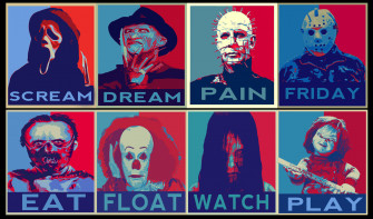 Horror Movie Icons Wallpaper