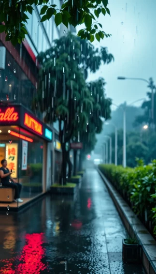 Rain 4k Phone Wallpaper