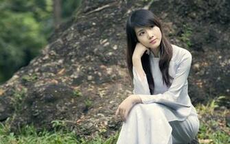 Women Vietnam Wallpaper Asians Depth Of