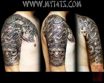 Cool Dragons Tattoos Wallpaper Background HD With Resolutions