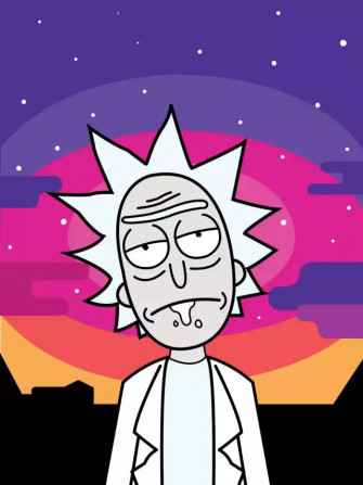 Rick Phone Wallpaper And Morty Drawing