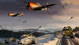 P47 The Battle For Ardennes Sherman World War Ii P38