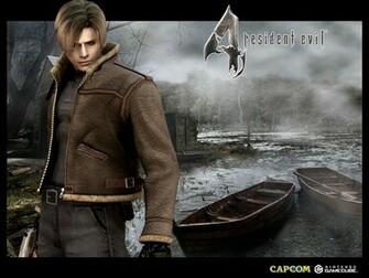 Leon Resident Evil Papel De Parede Do