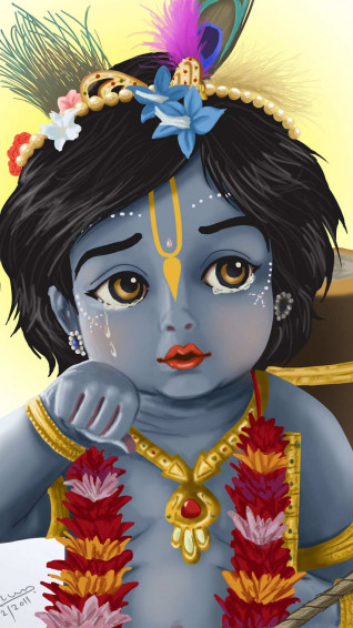 Little Krishna Wallpaper