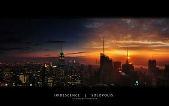 New York Empire State Panorama Wallpaper High Definition