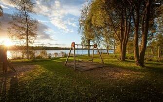Swing Set Wallpaper