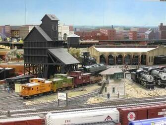 Model Train Toy Railroad Minature Trains Tracks Wallpaper