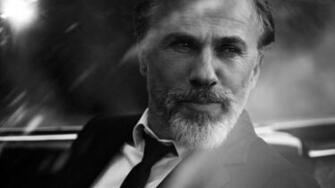 Monochrome Christoph Waltz Wallpaper