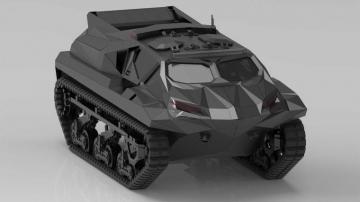 The Storm Is A Fierce Looking Amphibious Tank With Steering Wheel