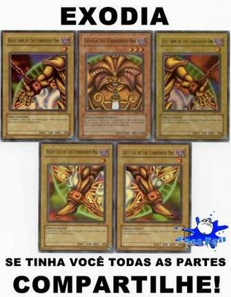 Gx Disco Deck Exodia Deuses Cartas Para Impress O R Pelauts