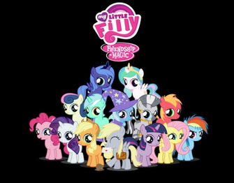 My Little Filly Wallpaper Nobg Clipart Panda Image