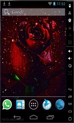Rose Raining Live Wallpaper For Your Android Phone