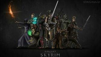 Papel De Parede The Elder Scrolls V Skyrim Desenhado