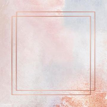 Premium Vector Of Square Copper Frame On Pastel