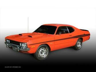 Dodge Demon Orange Hardtop Wallpaper