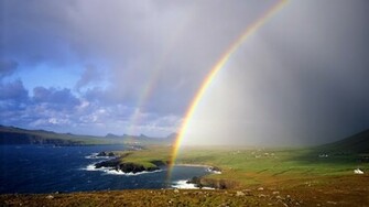Wallpaper Real Rainbow HD Background Desktop