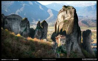 Desktop Wallpaper For Meteora Greece Photography By Elia