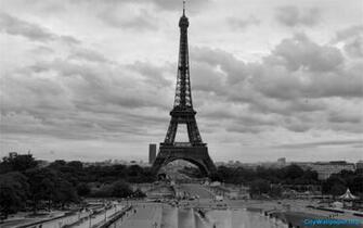 Black And White Paris Wallpaper HD Pretty