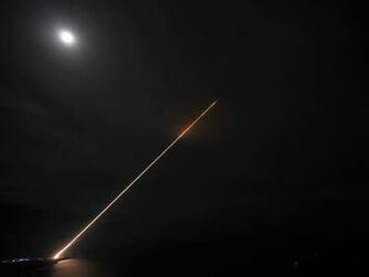 Thaad Test Flight Space Wallpaper