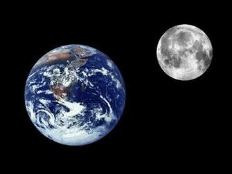 Earth And Moon Wall Mural Photo Wallpaper Photowall