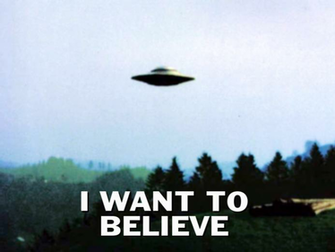 Want To Believe Wallpaper By Pencilshade