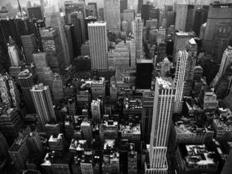 City Background Black And White