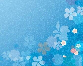 Blue Flower Background Microsoft Windows Theme