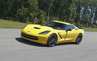 Chevrolet Corvette Stingray Z51 Yellow Wallpaper