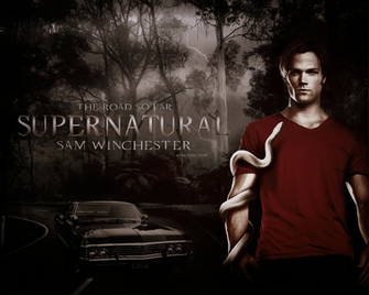 Supernatural Sam Winchester By Fan Art Wallpaper