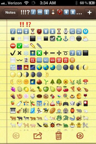 iPhone Emojis