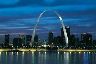 Gateway Arch Night Time Wallpaper World Beauty
