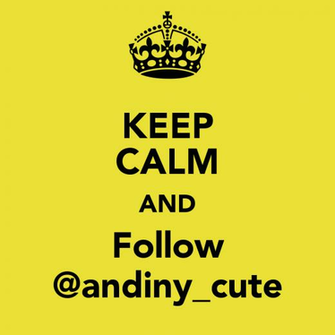Keep Calm And Follow Andiny Carry On Image