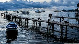 Copacabana Port HD Bolivia 4k Desktop Wallpaper For