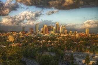 Downtown From The Direction Of Campus About Feet Up Los Angeles Ca