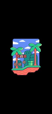 Black Amoled Wallpaper Mario Bross Wallpaperize High Quality