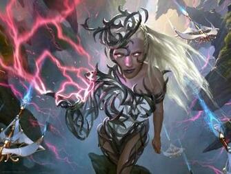Breya Etherium Shaper Mtg An Art Print By Clint Cearley Grey