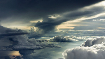 Gray Cloudy Sky Wallpaper
