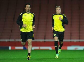 Mario Goetze Photos Borussia Dortmund Training