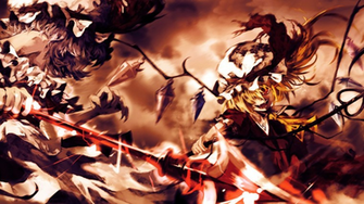 Remilia Scarlet Vs Flandre Wallpaper By Shinigamimidora On